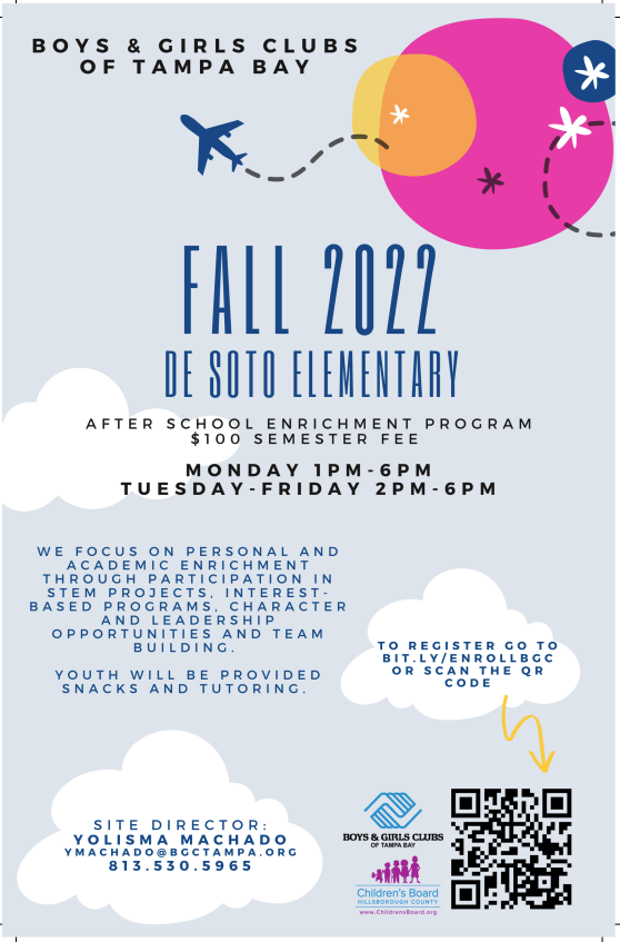  Afterschool Flyer in Spanish